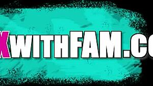 wanna see my latina step sis lose the 2 min orgasm challenge riding me?