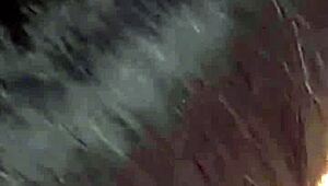 real couple enjoys intimate outdoor fucking session high in the mountains