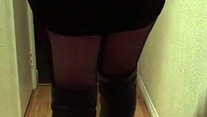 wife in nylons... you dying to rip them off?