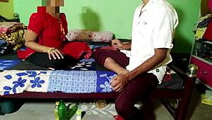 master ji lifts horny student girl's skirt for jordar hardcore chudai cowgirl creampie big cock tits sucking hindi moans