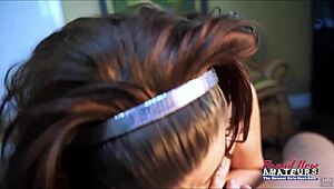 How deep can Reagan's wet pussy take that pounding after fingering?