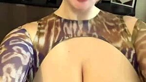 oops spilling water all over my juicy wet big natural tits 💦🍈🍈