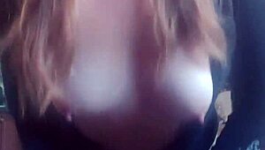 little black tease with small tits and big ass strokes herself before riding cock hard