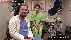 Fucked hard by police again... Sandra Chappelle’s tight pussy takes anal cuffs