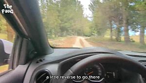 i couldnt wait couldnt hold back fucked that big ass stranger right in the car