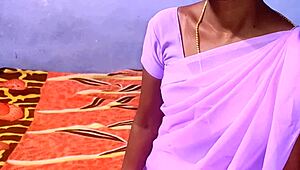 pretty south indian village wife bends over shaved pussy for homemade close-up doggystyle fucking at ranch