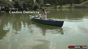 Girlfriend's Lingerie Tease Reveals Her Sensual Small-Titted Curves