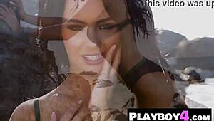 cute milf kristie taylor strips outdoor exposing pierced tits and bubble ass