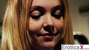 man nikole nash's petite tits look hot surrendering to will's big dick