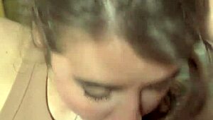 ecstasy hits as eden ivy gags on cock petite blonde canadian swallows every drop pov