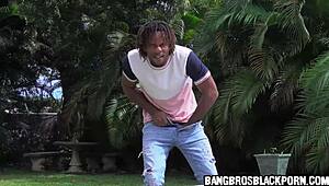 yo ebony babe big ass natural tits sucking monster bbc before anal pounding??