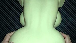 hey sally bent over doggystyle i fuck that fat ass hard and creampie her vagina on desk