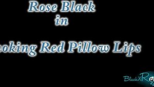 mmm smokin milf wife brunette with red pillow lips n lipstick fetish