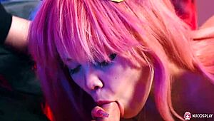 Slutty redhead rebecca nikson deepthroats cock before wet pussy doggystyle pounding