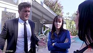 politician pounds stepdaughter while wife watches kinky domination