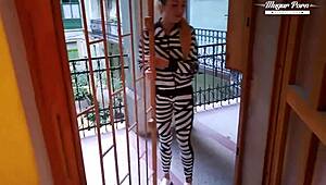 amateur babe jessi empera rides hard at casting interview with pierced nipples