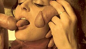 Indian Vintage Bisexual Threesome Features One Mouth on Two Hairy Cocks