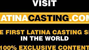 hey check out this colombian teen shaking her huge ass for the casting guy