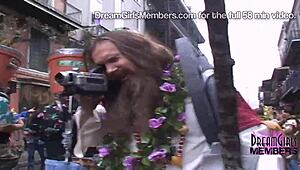 freaks flash massive tits wild on fat tuesday party streets