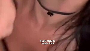 hey corno watch paolla get bent over fucked doggy by 23cm black cock on trail?