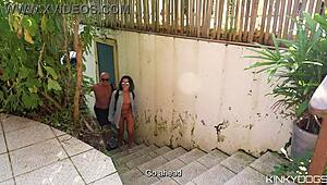 met this cute latina at the beach and fucked her brains out