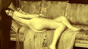 vintage erotic hairy illustrations explode with raw antique passion!