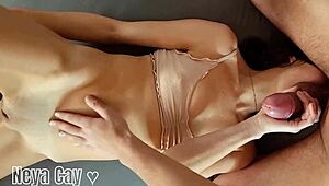 neva cay rims balls and sucks cock in pov mutual pleasure leading to intense orgasm