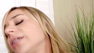 😈 horny babysitter aria begs for that deep dicking now!