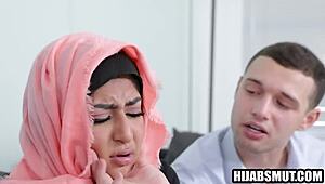 Muslim girl forced to fuck American guy, right?