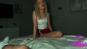 Hot stepsis ashlyn angel shares my bed tonight!