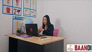 damn, professor nicki powerr's huge natural tits and big latina ass bounce on college student's cock at the party!