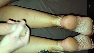 Hot Blonde Stepmom's Tanned Feet in Special Fetish Tease Offer