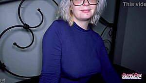 hey check out platinum blonde coed annie archer sucking cock and taking muff pounding