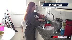 emme white's natural body sucks cock eagerly then takes deep anal creampie