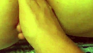 detailed anal fingering deep inside my girlfriend's tight ass