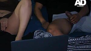 stepbro and sis watch porn together get horny but dont tell my boyfriend