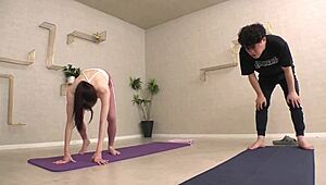 Yoga Instructor's Spats Rip Exposing Horny Ass for Creampie Bliss!