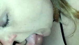 i swallow every drop after deepthroating that throbbing cock