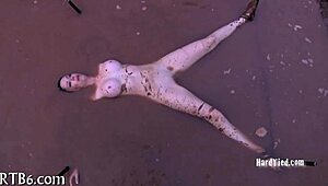 she endures harsh anal punishment ending in explosive squirting mess