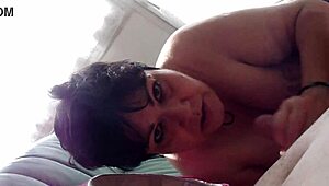 la femelle de maitre diabolus begs for amateur facial cumshot on her birthday