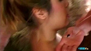 Hey, catch blonde and Asian cuties with anal toys? It turns into wild threesome double penetration doggystyle