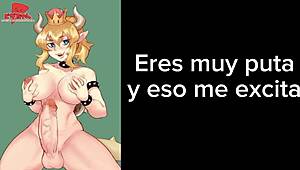 Bowsette's JOI CEI Instructions in Spanish Tease