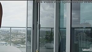 porsha carrera grabs sara jay's tits while sucking toys deep