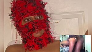 Ebony wife squirts hard watching xvideos... eye rolling orgasms dripping wet pussy! 😍💦