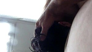 la femelle de maitre diabolus begs for amateur facial cumshot on her birthday