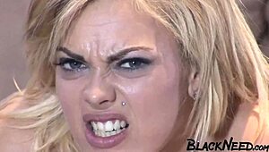 hey check out this busty blonde taking massive black cock interracial style