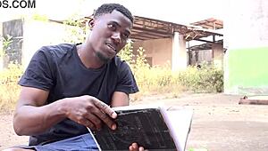 i caught my sexy neighbor masturbating her wet pussy with dildo in abandoned garage now!