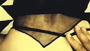 Beautiful Milf In Erotic Lingerie Stockings Teases Ass For Anal