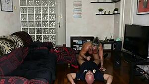 i'm fuckin this big titted muscular police milf with squirting clit till she begs