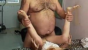 curvy fat ass in lingerie fingers for creampie